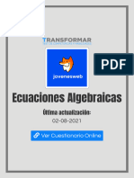 Ecuaciones Algebraicas