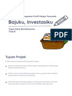 Fase B Modul Projek Gaya Hidup Berkelanjutan - Bajuku, Investasiku