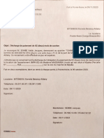 2023 - 11 - 11 Décharge de Paiement de Caution - MPK-03 BITSINDOU Dorvela