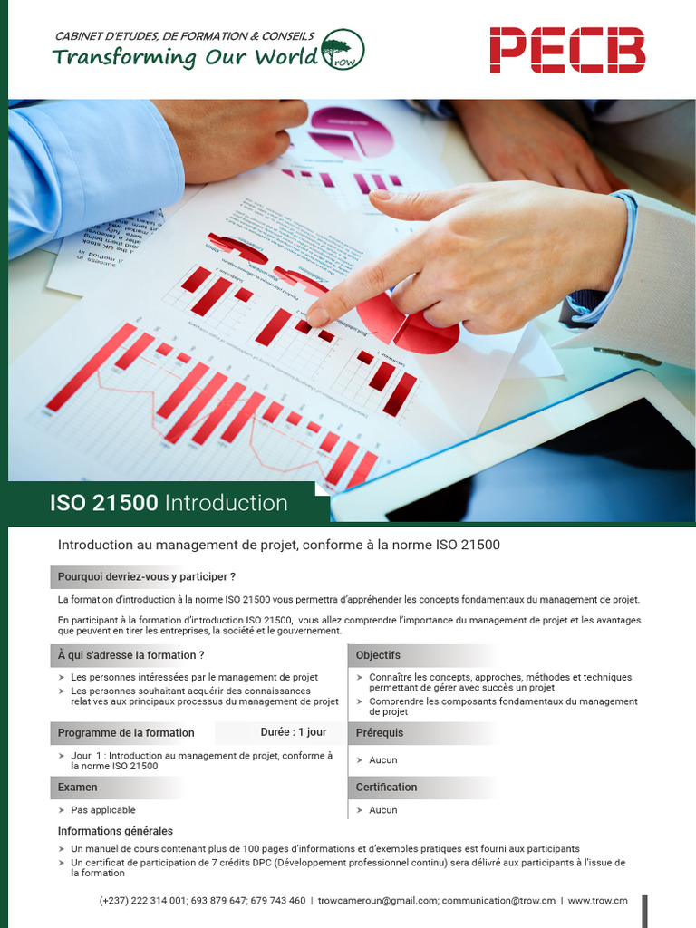 Introduction à la norme ISO 21500 | PDF | Affaires
