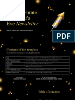 Lets Celebrate New Years Eve Newsletter