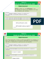 Tema 4.1. Modelo de Objetos Del Documento - DOM.PARTE2