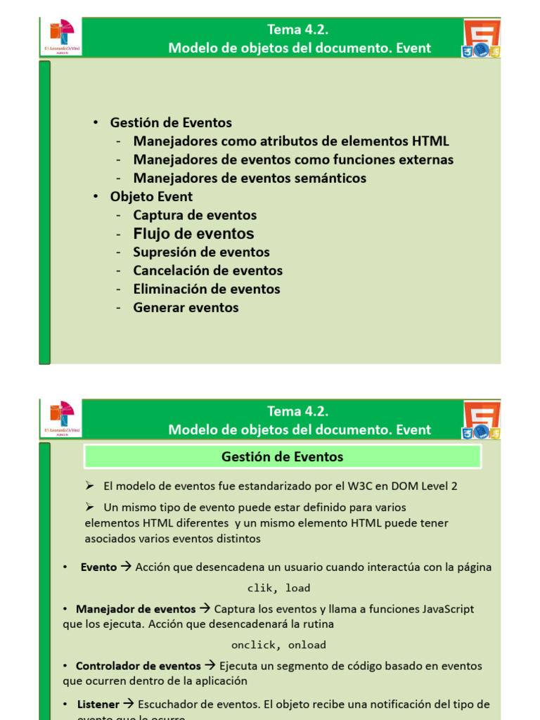 Tema 4 2 parte1 descargar gratis pdf modelo de objeto de documento
