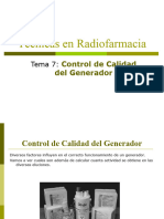 Control de Calidad Del Generador