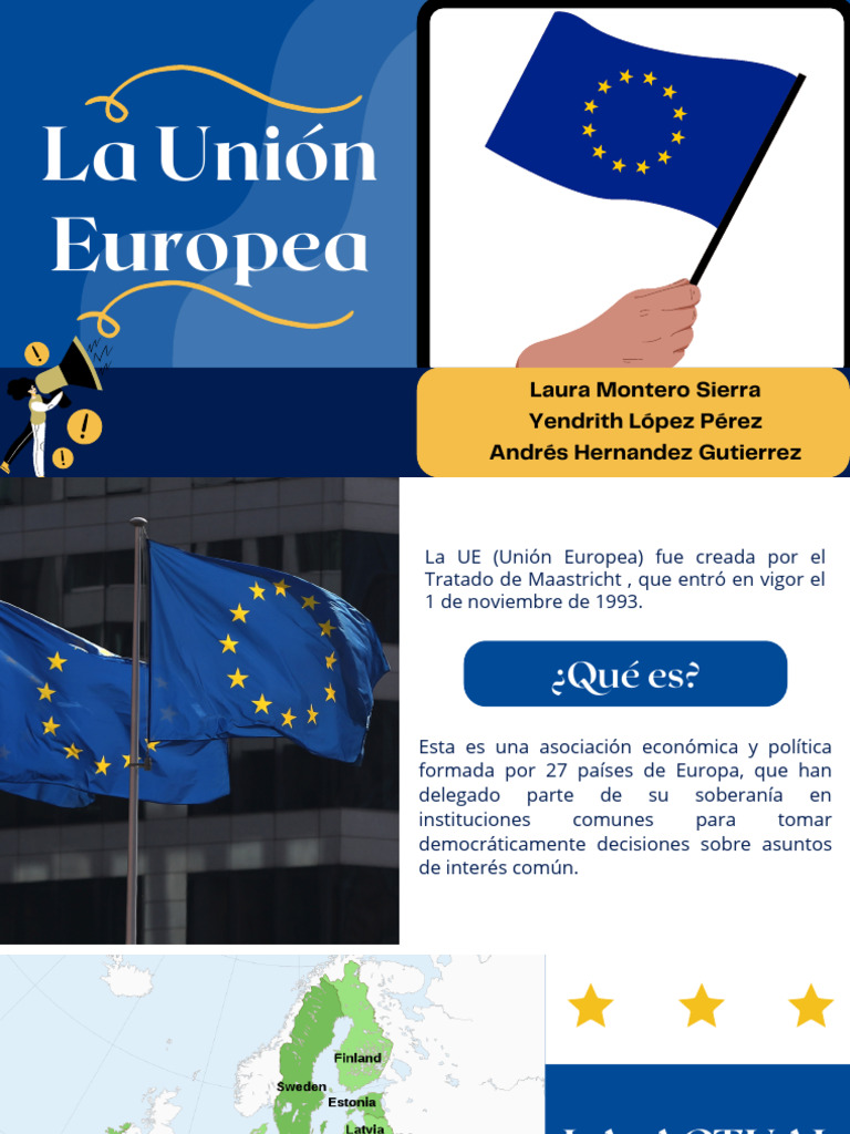 Historia y Funciones de la Unión Europea | PDF | Euro | Comunidad ...