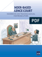 Pakistan Gender Based Violence Court Handbook and Training Manual Prosecutors