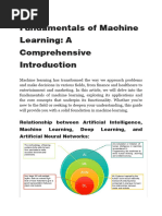 Fundamentals of Machine Learning II