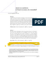 SI amistades y amores no canoninos. cragnolini