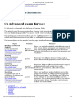 C1 Advanced Exam Format - Cambridge English