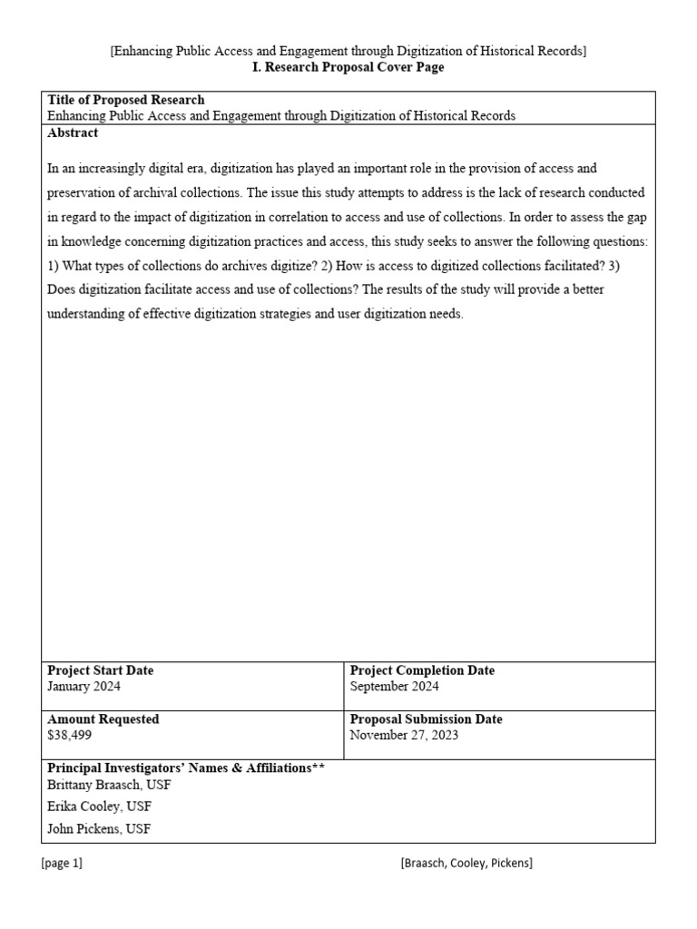 Research Proposal Draft 2 Final Archives1 | PDF | Computers
