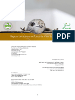 Raport Activitate Fundația Visul Luanei Centrul de Reabilitare A Animalelor Sălbatice - 2023
