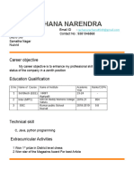 RESUME Rachana