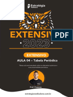 Aula 04 - Tabela Periódica - Prof Prazeres