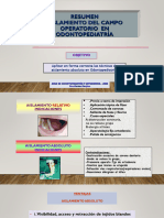 Aislamiento en OdontopediatrÃa