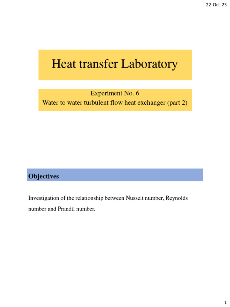 Turbulent Flow Heat Transfer Analysis | PDF | Boundary Layer | Fluid ...
