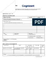 Personal Information Form (PIF)
