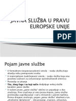 Javna Služba U Pravu Eu