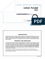 HP 546a Logic Pulser Operating and Service Manual