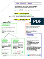 5b. Fiche Mémo LES PROPOSITIONS