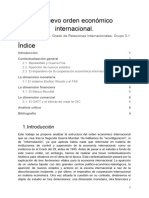 Práctica 3 - El Nuevo Orden Económico Internacional