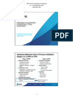 Statistical Tools For Process Validation