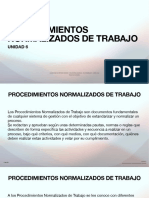 Procedimientos Normalizados de Trabajo: Unidad 6