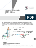 Applied Mathematics B124 - Statics