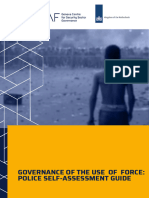 Governance of The Use of Force: Police Self-Assessment Guide