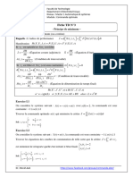 Fiche TD N° 3 Principe de Minimum