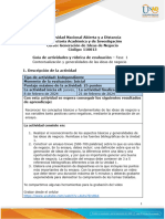 Guía de Actividades y Rúbrica de Evaluación - Fase 1 - Contextualización de Las Ideas de Negocio