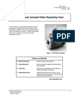 V43 Pressure Actuated Water Regulating Valve