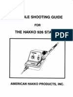 926 Trouble Shooting Guide