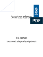 M. Cisek - Scenariusze - Pożarowe