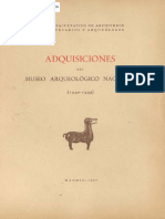 Museo Arqueológico Nacional Adquisiciones 1940 1945