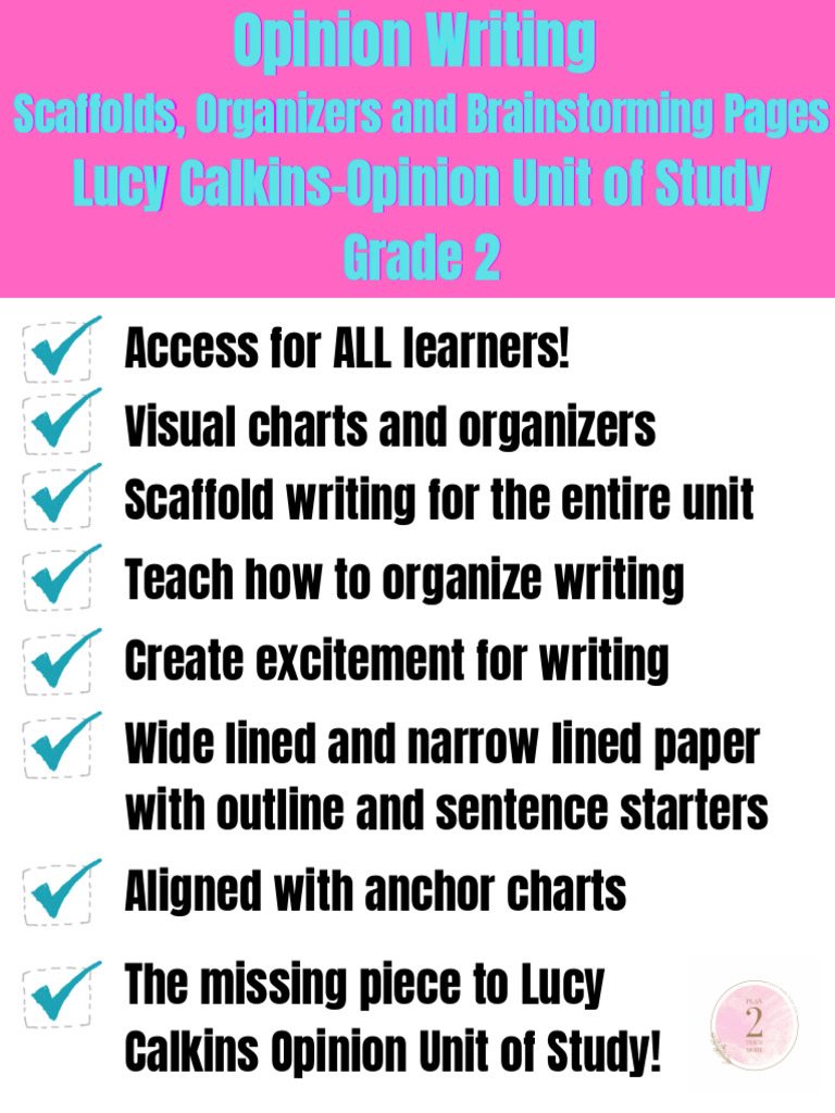 Grade 2 Opinion Writing Resources | PDF | Cognition | Human Communication