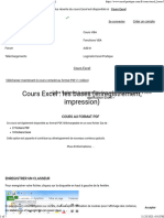 Cours Excel Les Bases (Enregistrement, Impression)