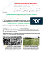 Chapitre 2: Structure Et Fonctionnement Des Agrosystèmes