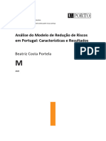 Análise Do Modelo de Redução de Riscos em Portugal: Características e Resultados