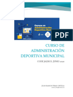 Curso de Administración Deportiva Municipal - JUAN RAMON FRIAS ORTEGA