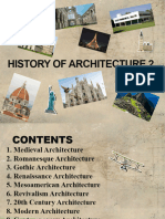 00 History of Architecture 2 Timeline