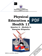 CORE - PEH11 - Q2 - Mod6 - W1-2 - ExerciseEtiquette 2