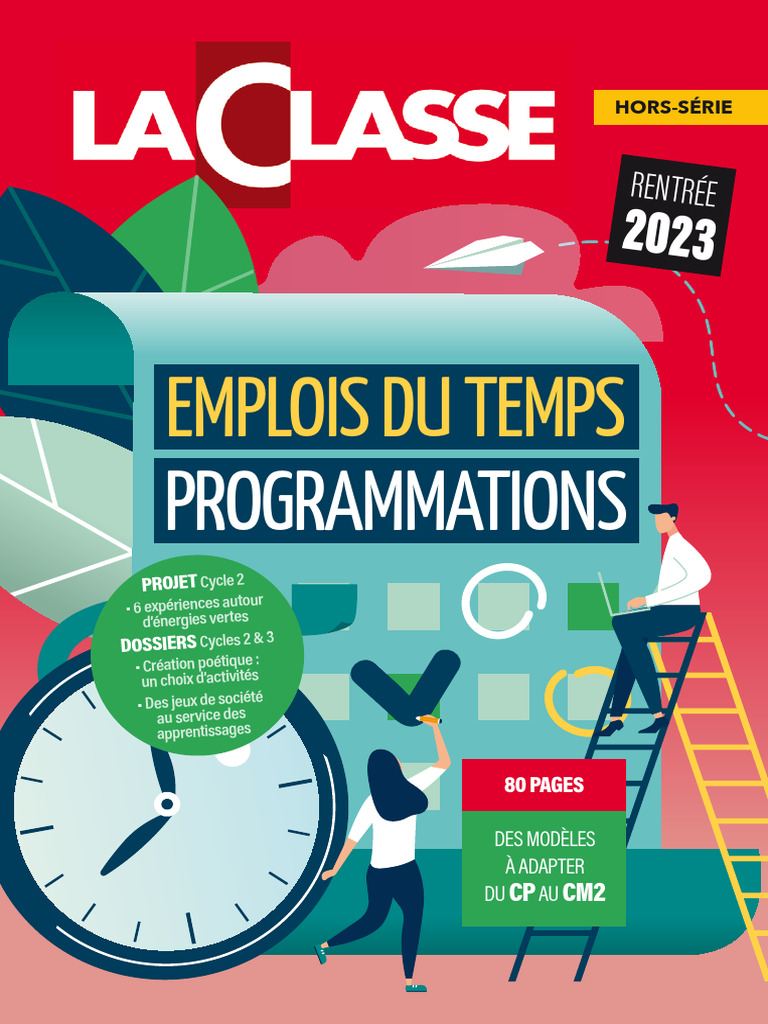 Fiche Pédagogique - Emplois Du Temps, Programmations Et Projets Cycles ...
