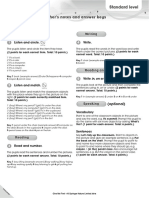 GMF L1 Units 1-9 Standard Level Tests Answer Key