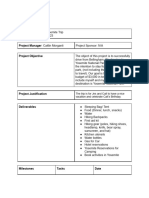 Project Scope Statement