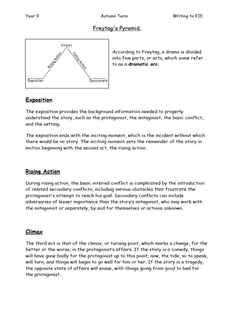 Freytag's Story Structure | PDF | Imagination | The Arts