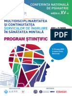 Caiet Program Conferinta Nationala de Psihiatrie 7 10 Iunie 2023