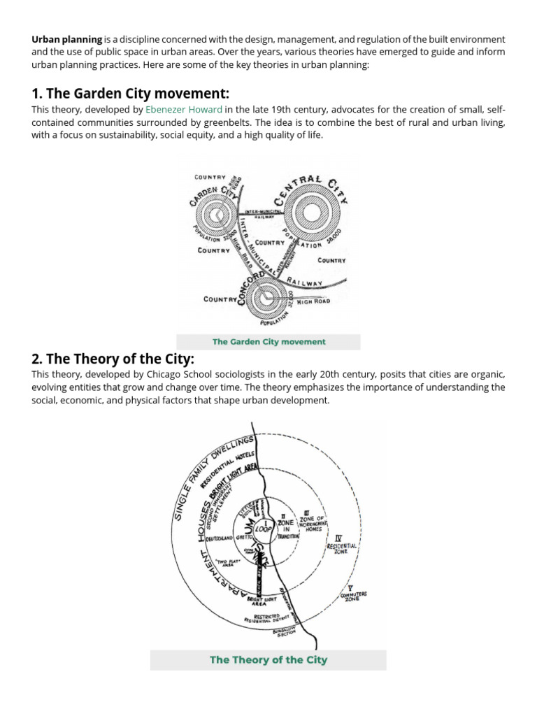 Urban Planning Overview | PDF | Urban Planning | Economies