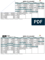 Week at A Glance: Aug 01, 2011-Aug 07, 2011