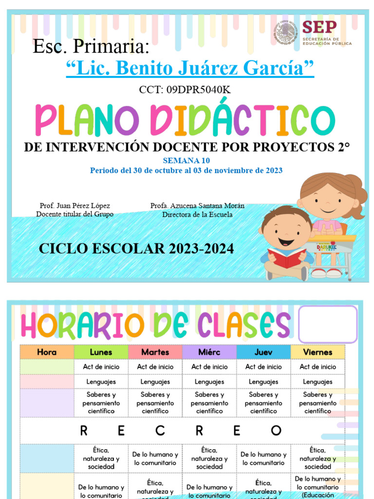 Proyecto de Intervención 2° Grado PDF | PDF | Evaluación | Alimentos