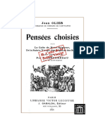 Pensees Choisies Jean Olier 2 Culte de La Sainte Vierge Letourneau Lecoffre Gabalda 1916